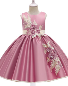 Pink Floral Party Dress