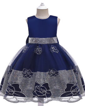 Baby Girls Floral Dress with Bow