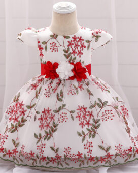 Sleeveless Red Party Dress