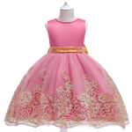 Pink Princess Flower Girl Dresses
