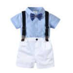 Boys White Romper Suit