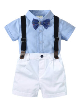 Boys White Romper Suit