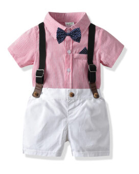 Boys Red cotton 3Pc Set
