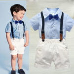 Short Sleeve Bow Tie Shirt