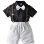 Black Bowtie Romper Suit