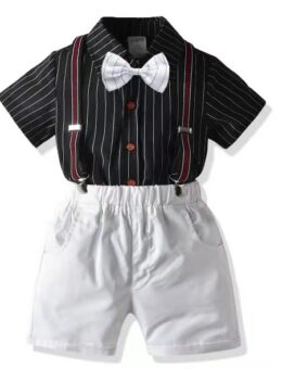 Black Bowtie Romper Suit