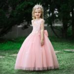 Pink Floral Princess Dress