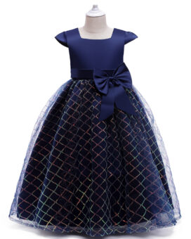 Bowknot Evening girl gown