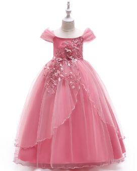 Flower Girls Maxi Beaded Dress