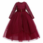 Bow Front Puffy Party Gown