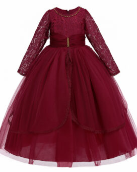 Bow Front Puffy Party Gown