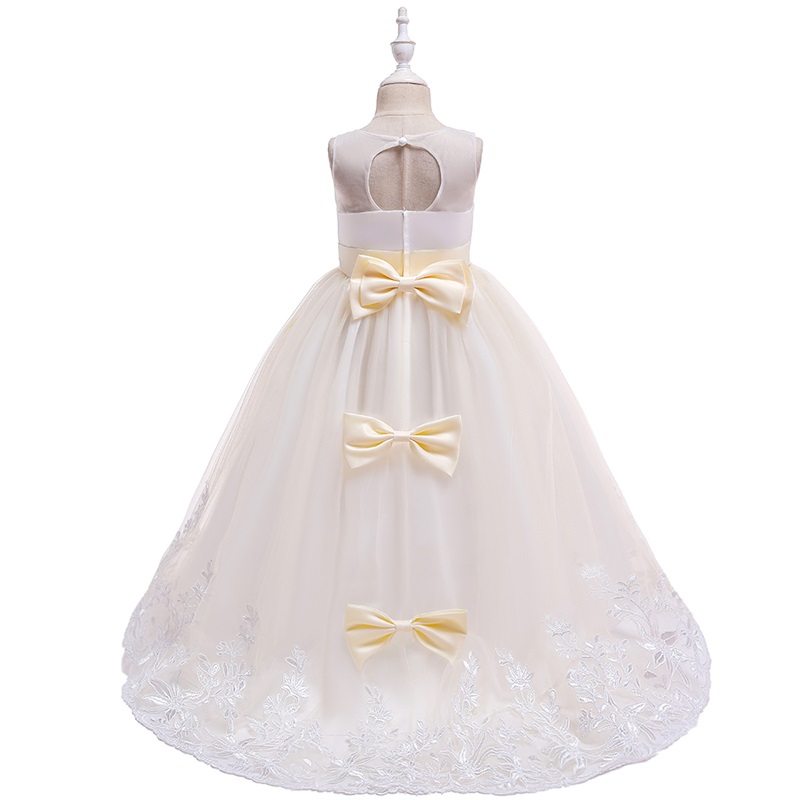 Embroidery Kids Party Dress - Image 7