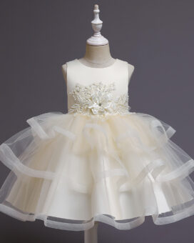 Champagne Baby Party Dress