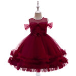 Sleeveless Maroon Party Girl Dress