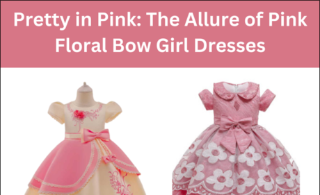 Pretty in Pink: The Allure of Pink Floral Bow Girl Dresses