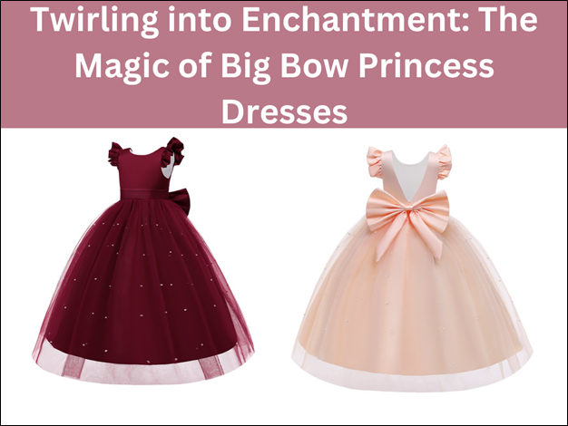 Twirling into Enchantment: The Magic of Big Bow Princess Dresses
