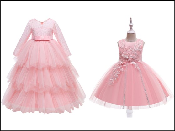 Pink Flower Girl Dresses